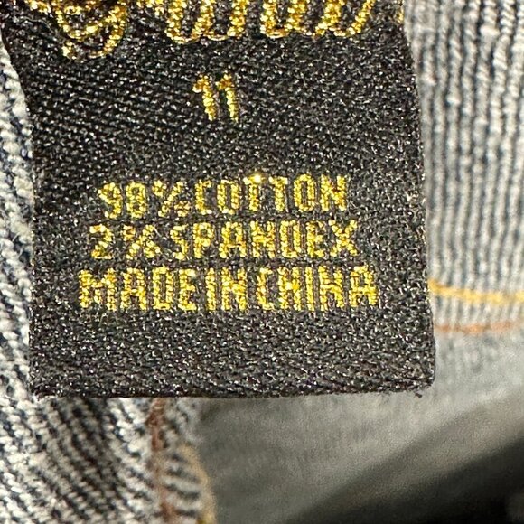 G Unit Jeans Womens 11 Bootcut Cotton Stretch Embellished Pocket - Picture 10 of 10